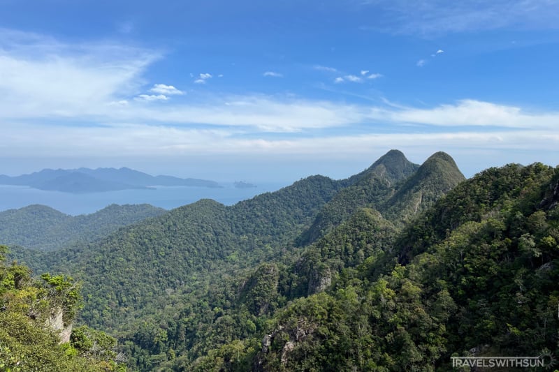 View Of Tarutao Island, Thailand From Langkawi Sky Bridge