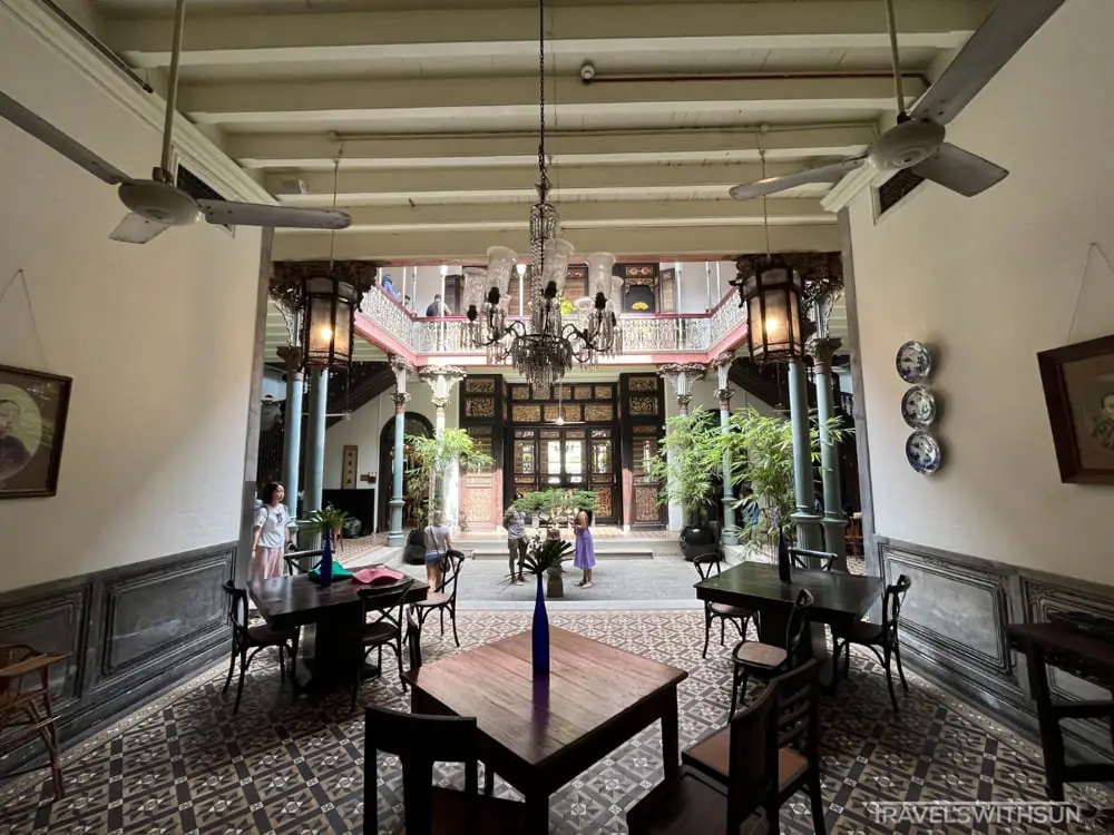 View Of The Courtyard At Cheong Fatt Tze Mansion