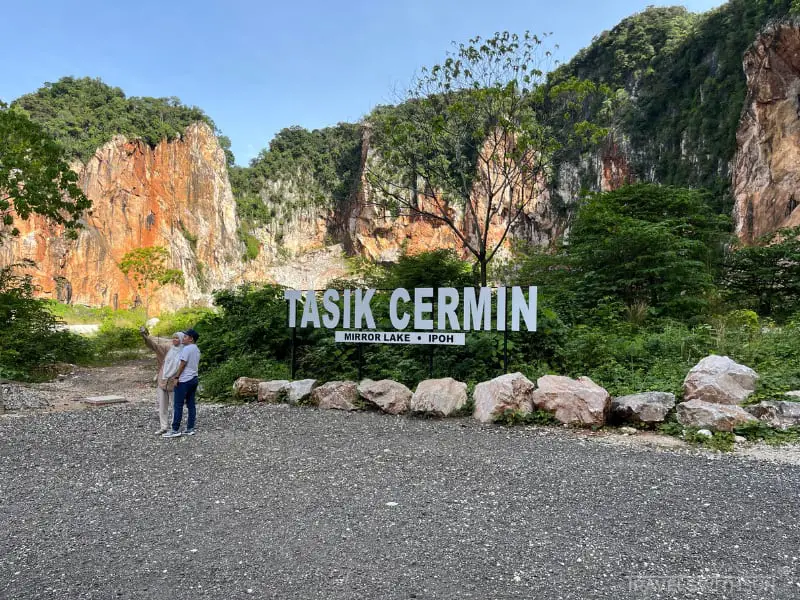 Visitors Can Pose At This Tasik Cermin Signage