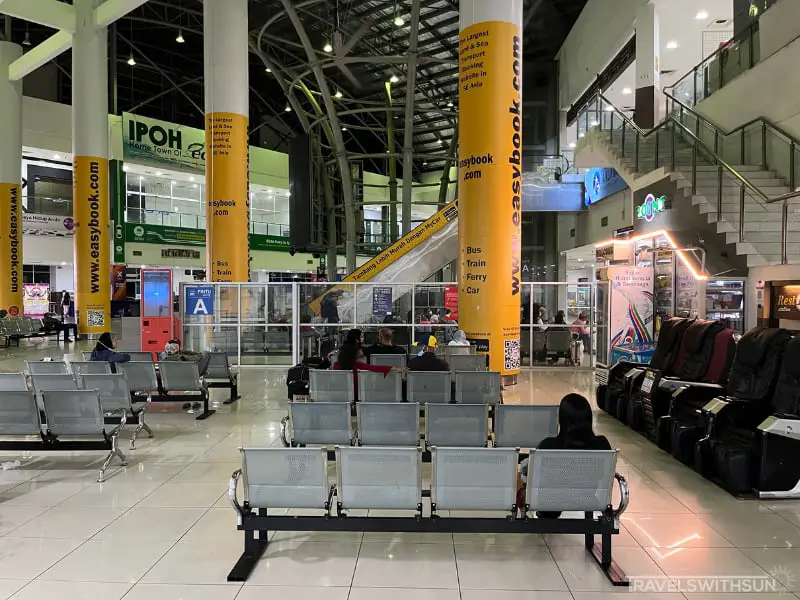 Waiting Area Inside Ipoh Amanjaya Bus Terminal