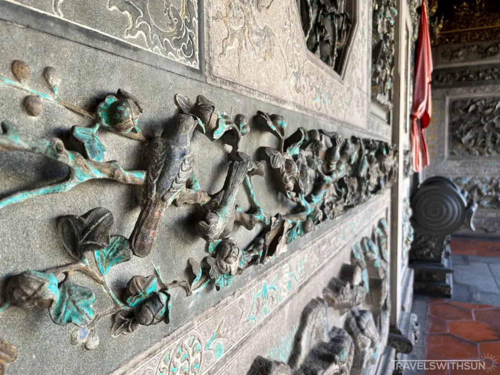 Wall Carvings At Khoo Kongsi Temple In Penang