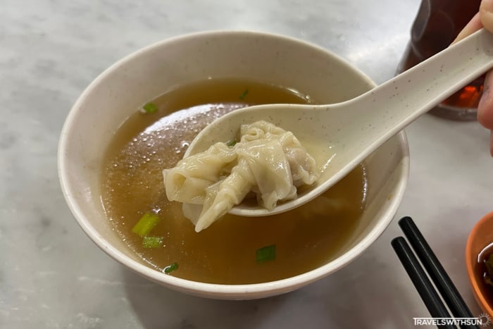 Wantan Soup At Cheong Kee Wan Tan Mee In Buntong, Ipoh
