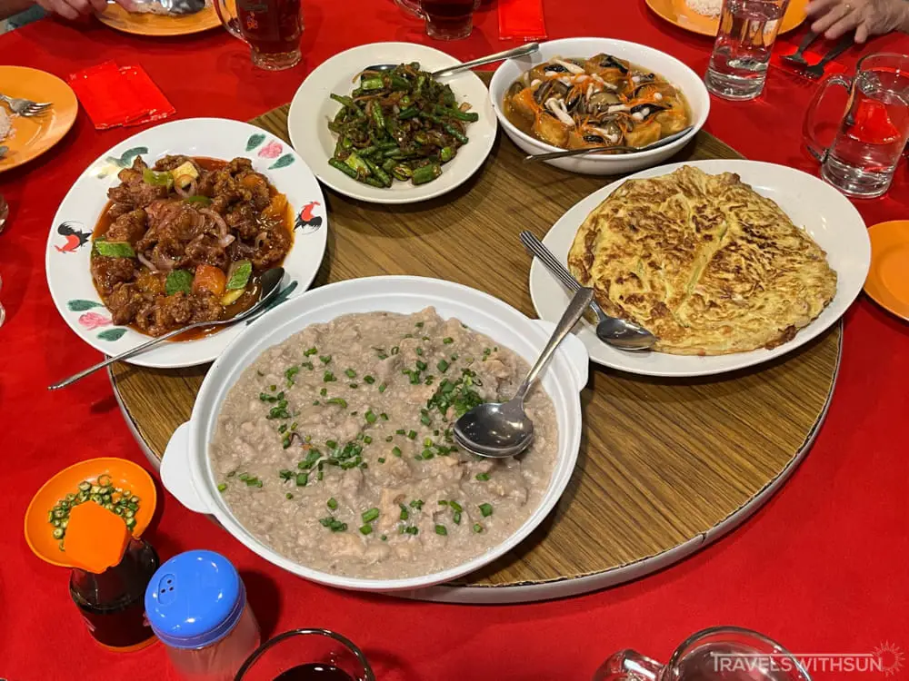 What We Ordered At Weng Kee Seafood Restaurant