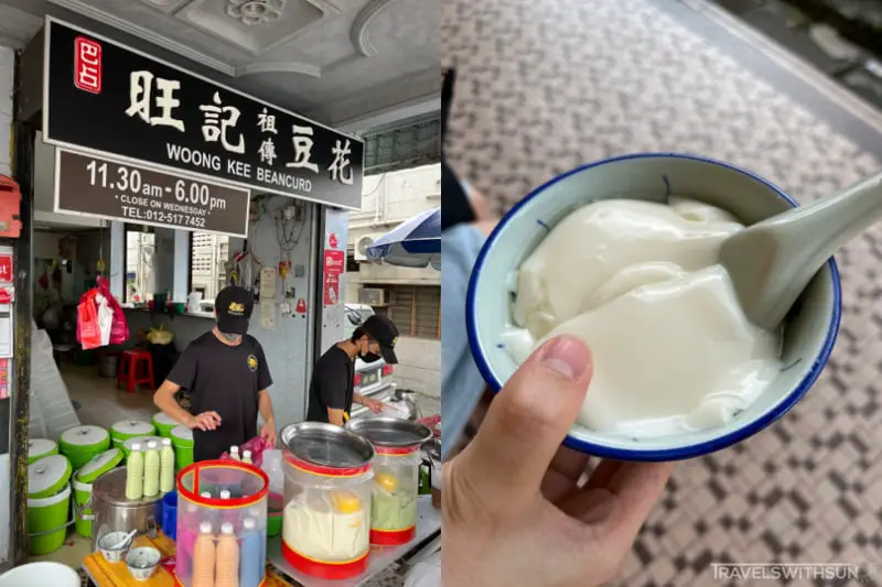 Woong Kee Beancurd Stall (Ipoh New Town Branch) Sells Tau Fu Fah And Soya Drinks