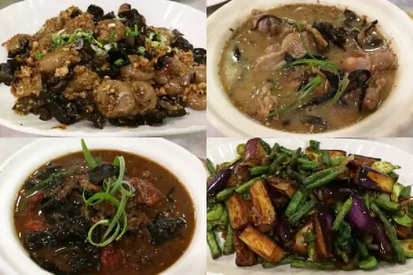 Yam Abacus, Wine Chicken, Braised Pork With Black Fungus At Kaki Lang Homes Kitchen, Klang