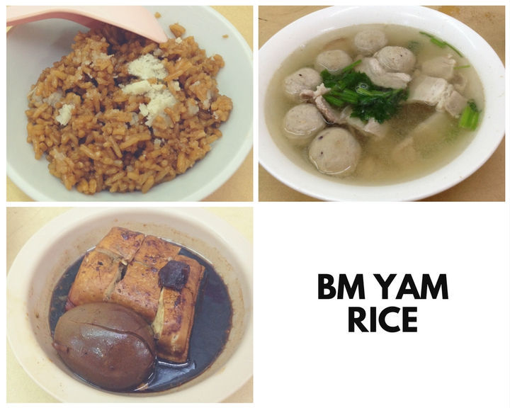 Yam rice at Bukit Mertajam